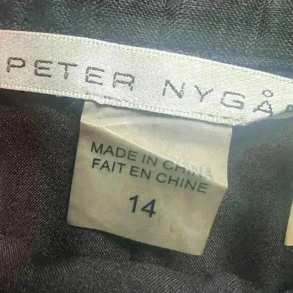 Peter Nygard black/white embroidery S 14. Good condition Linen Maxi skir… - Picture 8 of 8